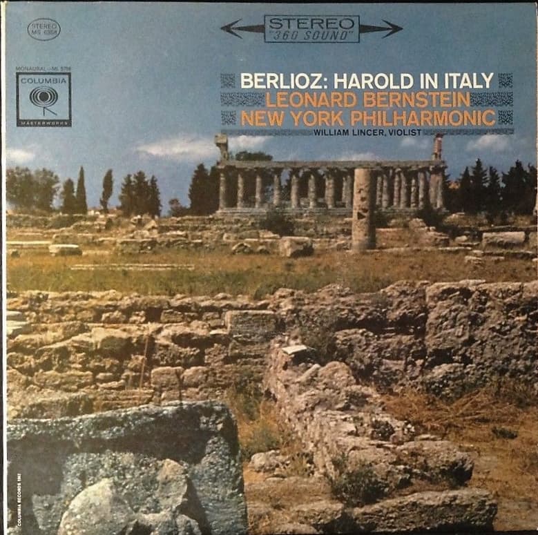 Harold in Italy by Berlioz; New York Philharmonic, Leonard Bernstein